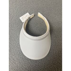 GloVelt visor womens white gold tennis
